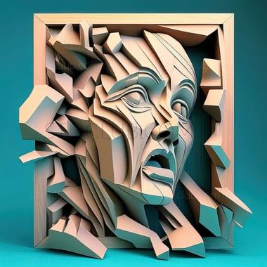 3D model pop art (STL)